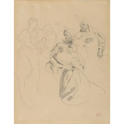 Eugène Delacroix, Rubensten Sonra Üç Bilgelerin Tapınması Romantizm Sanat Akımları Eugène Delacroix, Rubensten Sonra