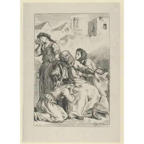 Eugène Delacroix, Goetz von Berlichingenin Ölümü Romantizm Sanat Akımları Eugène Delacroix, Goetz von Berlichingenin