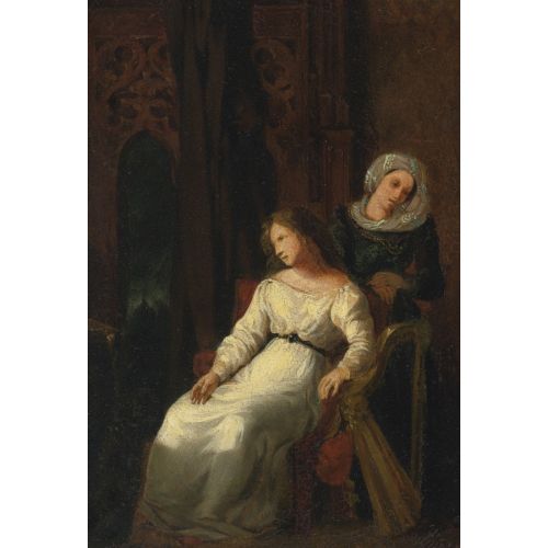 Eugene Delacroix, Desdemona And Emilia
