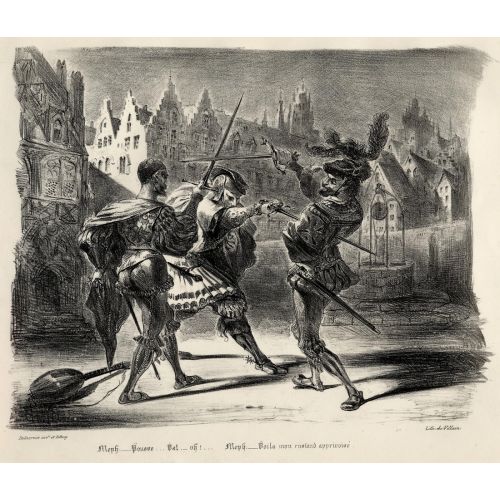 Eugene Delacroix, Faust Ve Valentine'in Düellosu Eugene Delacroix, Faust Ve Valentine'in Düellosu