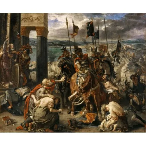 Eugène Delacroix, Konstantinopoliste Haçlıların Girişi Romantizm Sanat Akımları Eugène Delacroix, Konstantinopoliste