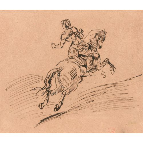 Eugene Delacroix, Süvari Çalışması Eugene Delacroix, Süvari Çalışması