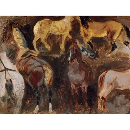 Eugene Delacroix, Etude De Chevaux Romance Eugène Delacroix, Étude de chevaux Romance Art Movements Eugène Delacroix, Étude de chevaux, Romance, can be purchased or