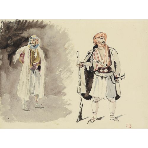 Eugene Delacroix, Etudes D'arnautes