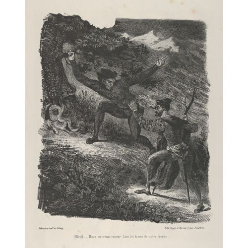 Eugene Delacroix, Hartz Dağlarında Faust Ve Mephistopheles