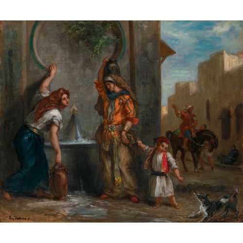 Eugene Delacroix, Femmes A La Fontaine
