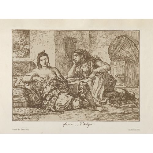 Eugene Delacroix, Femmes D'alger