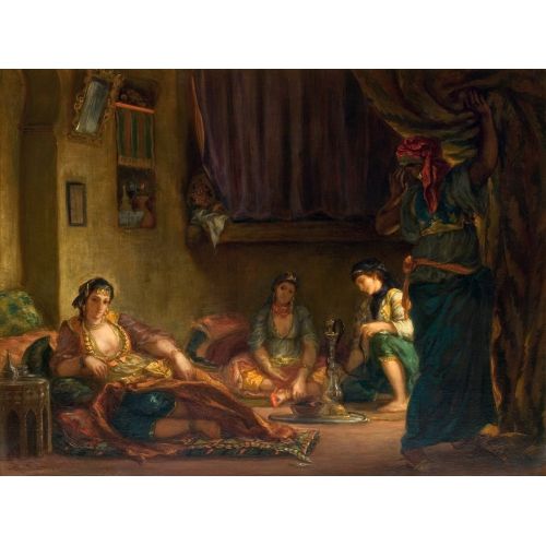 Eugene Delacroix, İç Mekanlarında Cezayirli Kadınlar