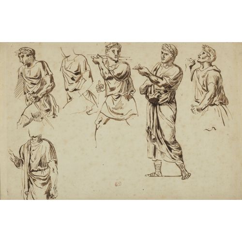 Eugene Delacroix, Antik Sonrası Drapeli Figürler Eugene Delacroix, Antik Sonrası Drapeli Figürler