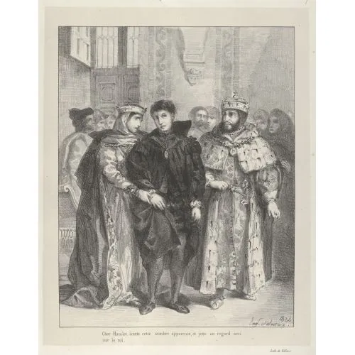 Eugène Delacroix, Hamlet Romance Art Movements Eugène Delacroix, Hamlet, Romance, can be purchased or downloaded as a