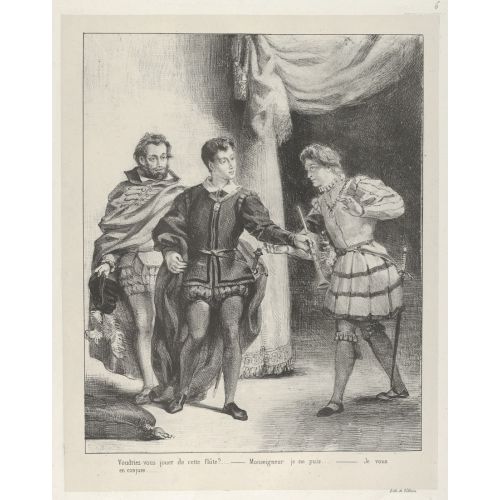 Eugene Delacroix, Hamlet Ve Guildenstern