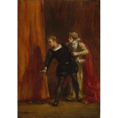 Eugene Delacroix, Hamlet Ve Annesi