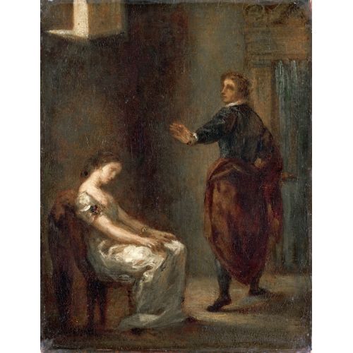 Eugene Delacroix, Hamlet Ve Ophelia