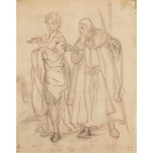 Eugene Delacroix, Hamlet And Polonius Romance Eugène Delacroix, Hamlet and Polonius Romance Art Movements Eugène Delacroix, Hamlet and Polonius, Romance, can be purchased or