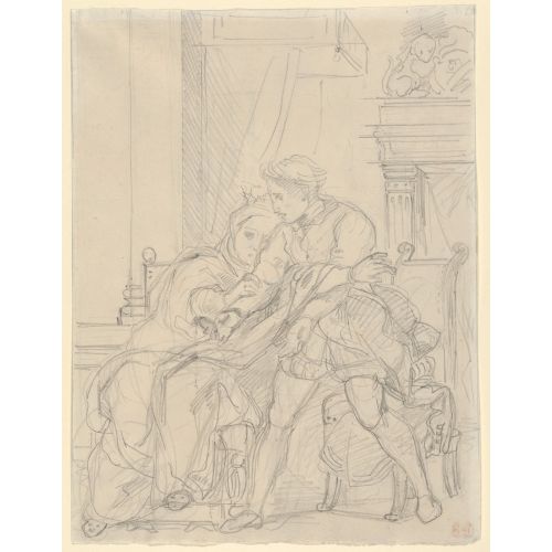 Eugene Delacroix, Annesine Sitem Eden Hamlet Eugene Delacroix, Annesine Sitem Eden Hamlet