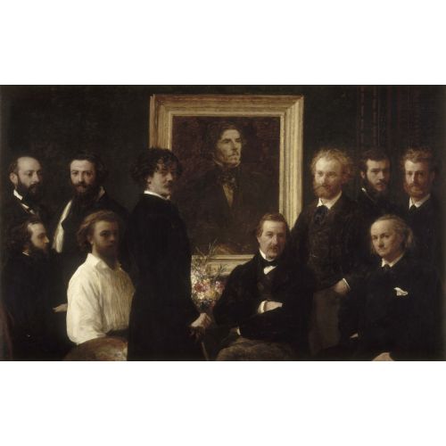 Eugene Delacroix, Henri Fantin-Latour Omaggio A Delacroix