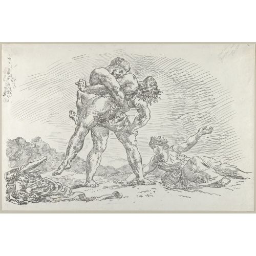 Eugene Delacroix, Herkül Ve Antaeus
