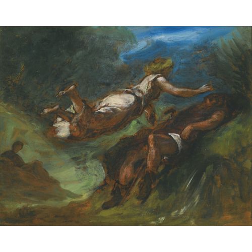 Eugene Delacroix, Hesiod Ve Müz