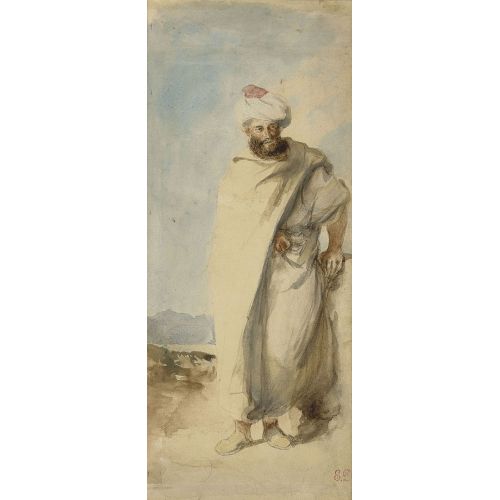 Eugene Delacroix, Turbanlı Ayakta Duran Doğulu Bir Adam