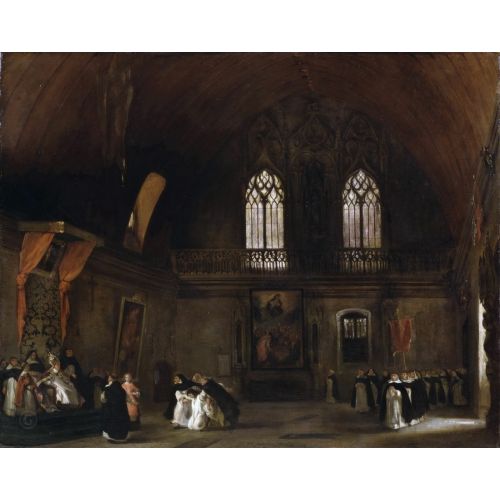 Eugene Delacroix, Madrid'de Bir Dominiken Manastırı İçi