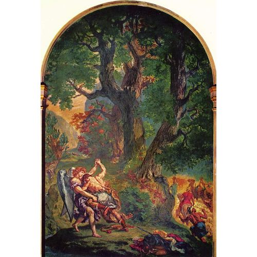 Eugene Delacroix, Melek İle Güreşen Yakup