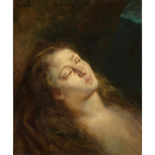 Eugene Delacroix, La Madeleine Dans Le Desert