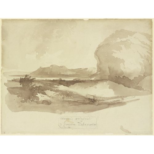 Eugene Delacroix, Manzara