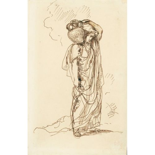 Eugene Delacroix, Su Taşıyıcısı Kadın Eugene Delacroix, Su Taşıyıcısı Kadın