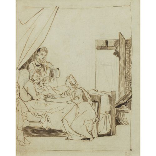 Eugene Delacroix, La Visite Du Medecin 2