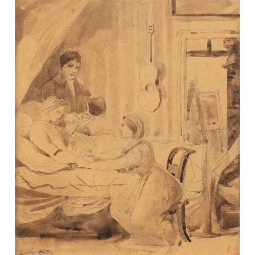 Eugene Delacroix, La Visite Du Medecin
