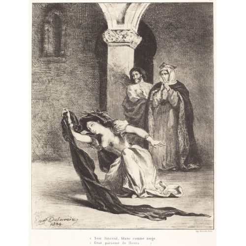 Eugene Delacroix, Ophelie'nin Şarkısı