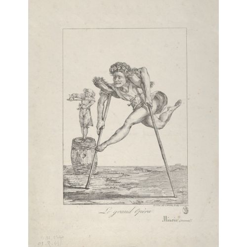 Eugene Delacroix, Le Grand Opera; Faust Mephistopheles Et Le Marbet