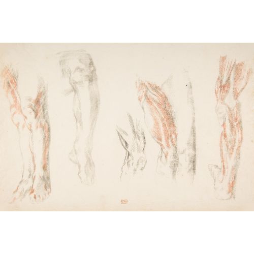 Eugene Delacroix, Bacakların Anatomik Çalışmaları Eugene Delacroix, Bacakların Anatomik Çalışmaları