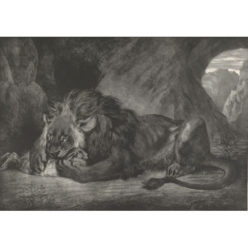 Eugene Delacroix, Lion Of The Atlas Mountains