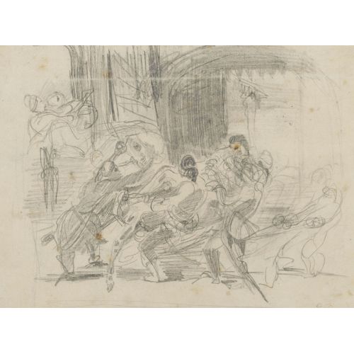 Eugene Delacroix, Vahşi Bir Atın Arkasına Bağlı Mazeppa