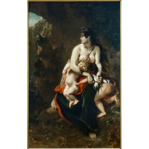 Eugène Delacroix, Medea Romance Art Movements Eugène Delacroix, Medea, Romance, can be purchased or downloaded as a