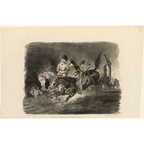 Eugene Delacroix, Mephistopheles In The Air