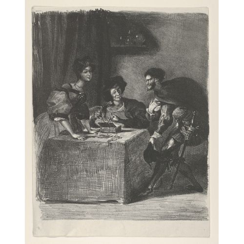 Eugene Delacroix, Martha'ya Kendini Tanıtan Mephistopheles