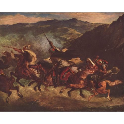 Eugene Delacroix, Moroccan Fantasia