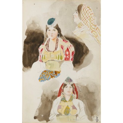 Eugene Delacroix, Moroccan Women