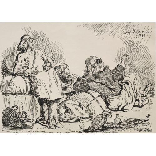 Eugene Delacroix, Tetuan Mülteci Eugene Delacroix, Tetuan Mülteci