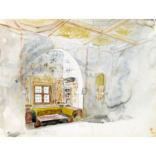 Eugene Delacroix, Meknes Sultanı'nın Sarayındaki Niş Alanı