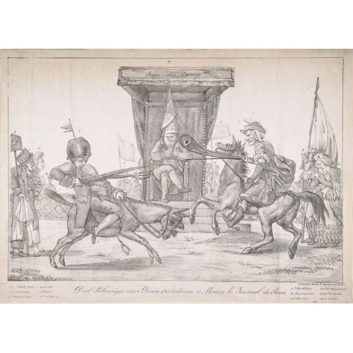 Eugene Delacroix, Lady Quotidienne Ve Sir Journal De Paris Arasındaki Polemik Düello