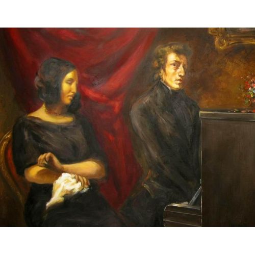 Eugene Delacroix, Portrait Of Frederic Chopin And George Sand