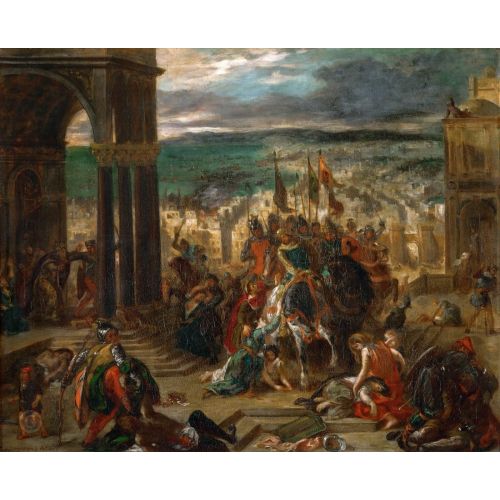 Eugene Delacroix, Prise De Constantinople Par Les Croises