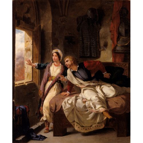 Eugene Delacroix, Yaralı Ivanhoe Ve Rebecca