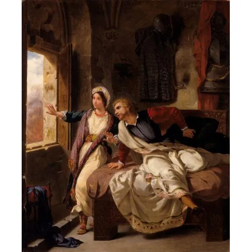 Eugène Delacroix, Yaralı Ivanhoe ve Rebecca Romantizm Eugène Delacroix, Yaralı Ivanhoe ve Rebecca Romantizm Sanat Akımları Eugène Delacroix, Yaralı Ivanhoe ve Rebecca