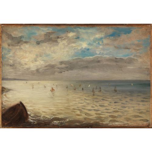 Eugene Delacroix, Sea Viewed From The Heights Of Dieppe Romance Eugène Delacroix, Sea Viewed from the Heights of Dieppe Romance Art Movements Eugène Delacroix, Sea Viewed from the Heights of