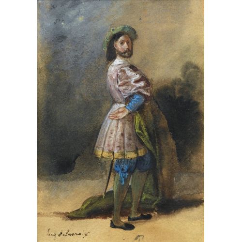 Eugene Delacroix, Seigneur A La Cour De Francois Ier