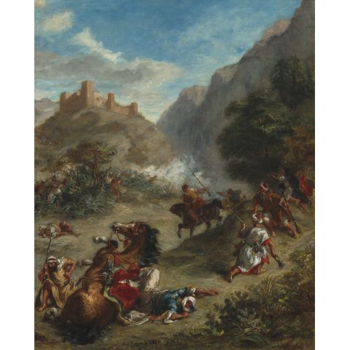 Eugene Delacroix, Dağlarda Çatışan Araplar